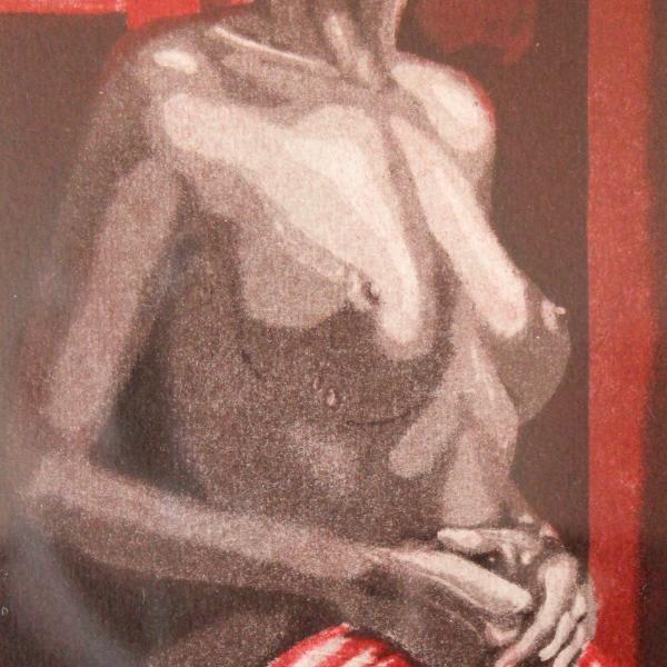 Posando con retrato — Alfonso Saura Llorens