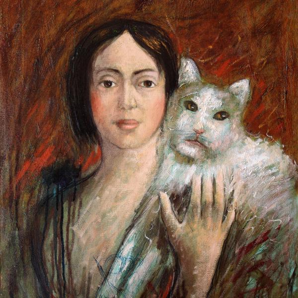 Dama con Gato