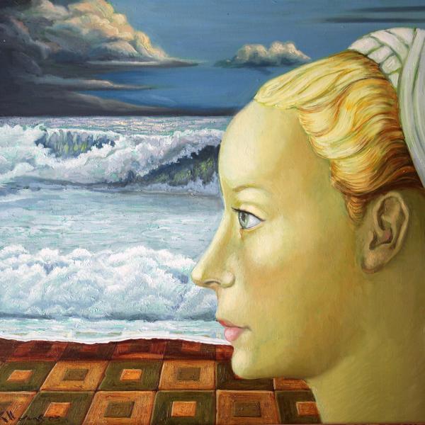 Dama renacentista en el mar