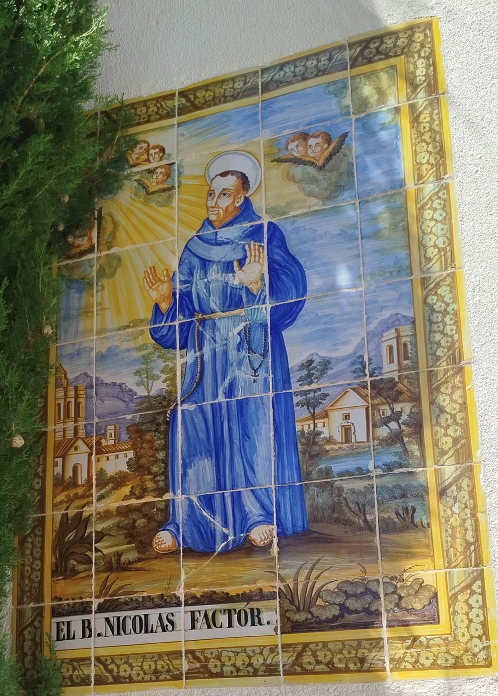 RETABLO DE AZULEJOS - BEATO NICOLÁS FACTOR