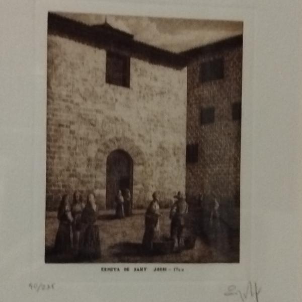 GRABADO ERMITA DE SANT JORDI — Enrique Bofí Planes
