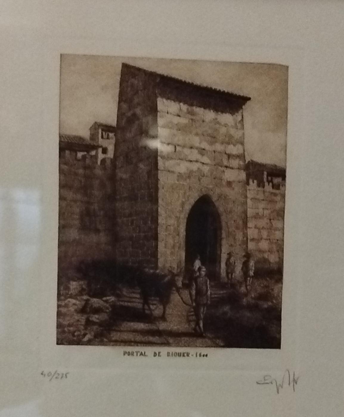 GRABADO PORTAL DE RIQUER