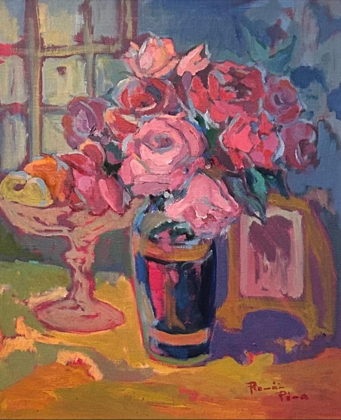 JARRÓN CON FLORES