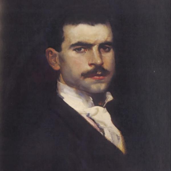 RETRATO DE CABALLERO CON CORBATA DE LAZO — Joaquín Sorolla y Bastida