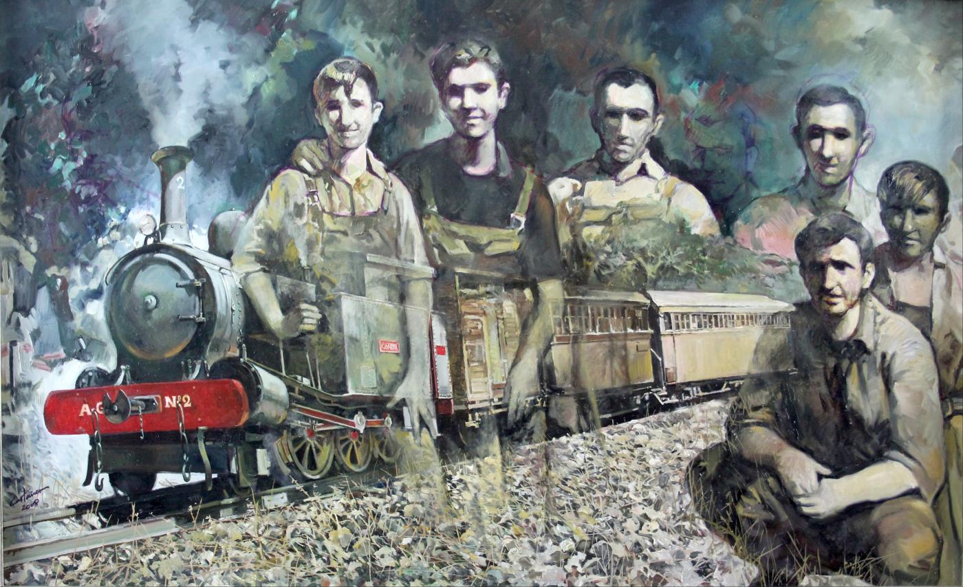 Homenaje al tren Xixarra