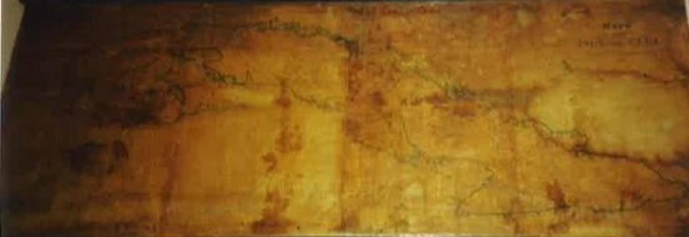 MAPA DE LA ISLA DE CUBA 1893