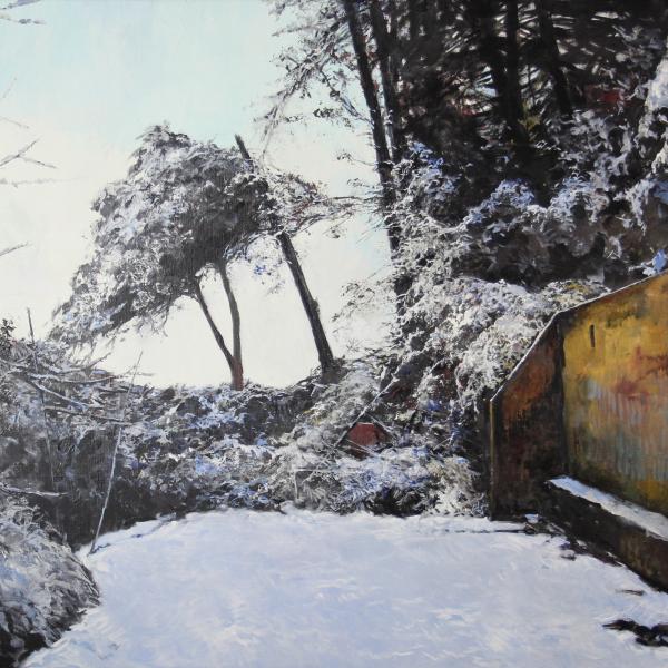 Agres con nieve (Serie Mariola) — Ramón Castañer Segura