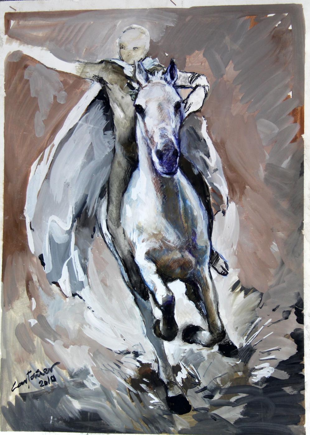 Caballo blanco, La Victoria-La Salud. Serie cuatro jinetes del apocalipsis