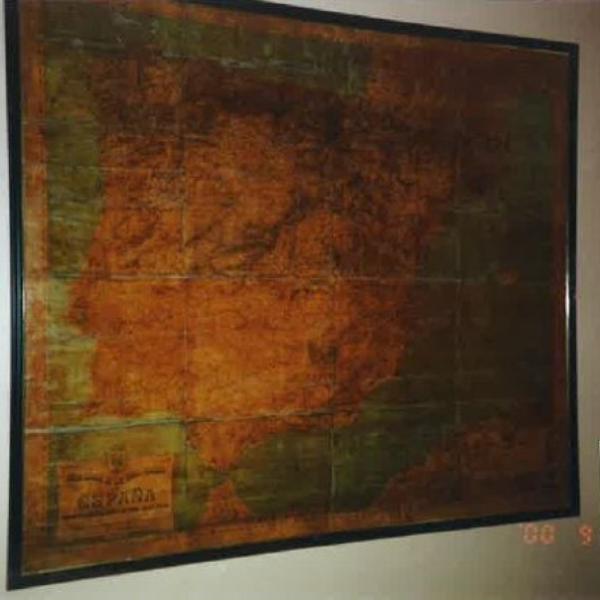 MAPA DE ESPAÑA 1882 — Desconocido