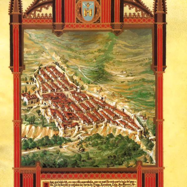PINTURA MINIADA - LAS MURALLAS DE ALCOY SIGLO XIII — Luis Solbes Payá