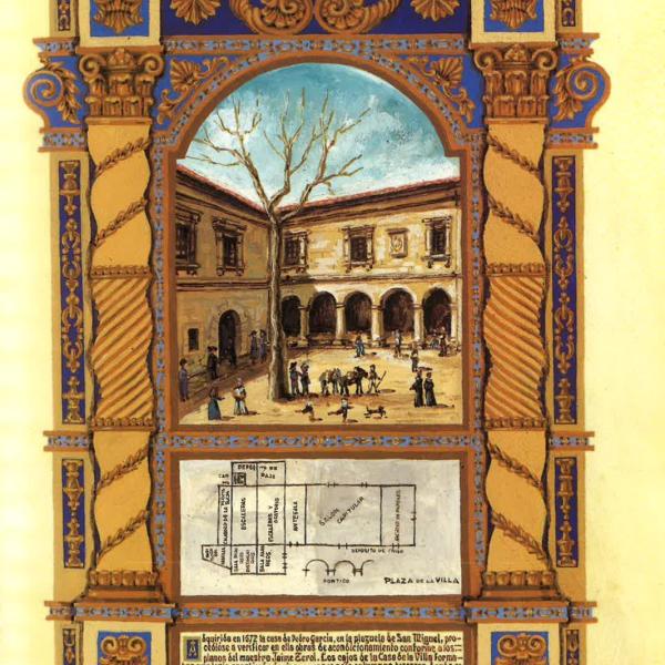 PINTURA MINIADA - LA ANTIGUA CASA DE LA VILLA SIGLOS XV Y XVI — Luis Solbes Payá