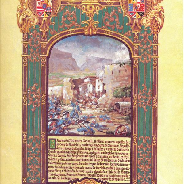 PINTURA MINIADA - LA GUERRA DE SUCESIÓN - ALCOY 1707 — Luis Solbes Payá