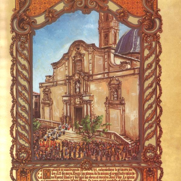 PINTURA MINIADA - NUEVO TEMPLO DE SANTA MARÍA 1723-1763 — Luis Solbes Payá