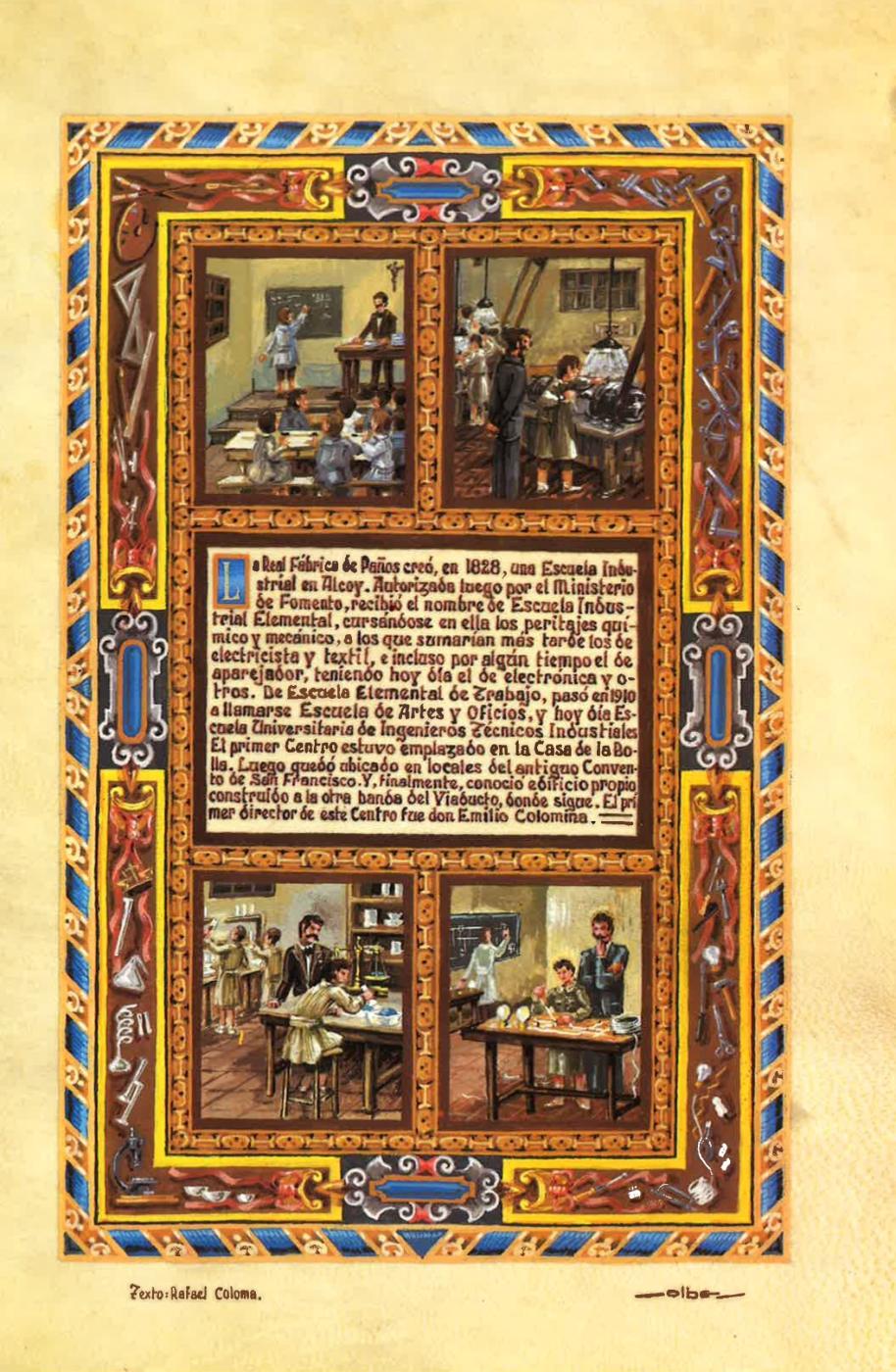 PINTURA MINIADA - ESTUDIOS INDUSTRIALES 1828-1852-1802
