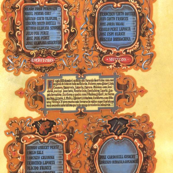 PINTURA MINIADA - ARTISTAS ALCOYANOS DEL SIGLO XIX — Luis Solbes Payá