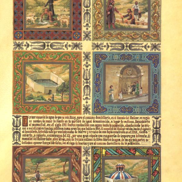 PINTURA MINIADA - LA FUENTE DEL MOLINAR — Luis Solbes Payá