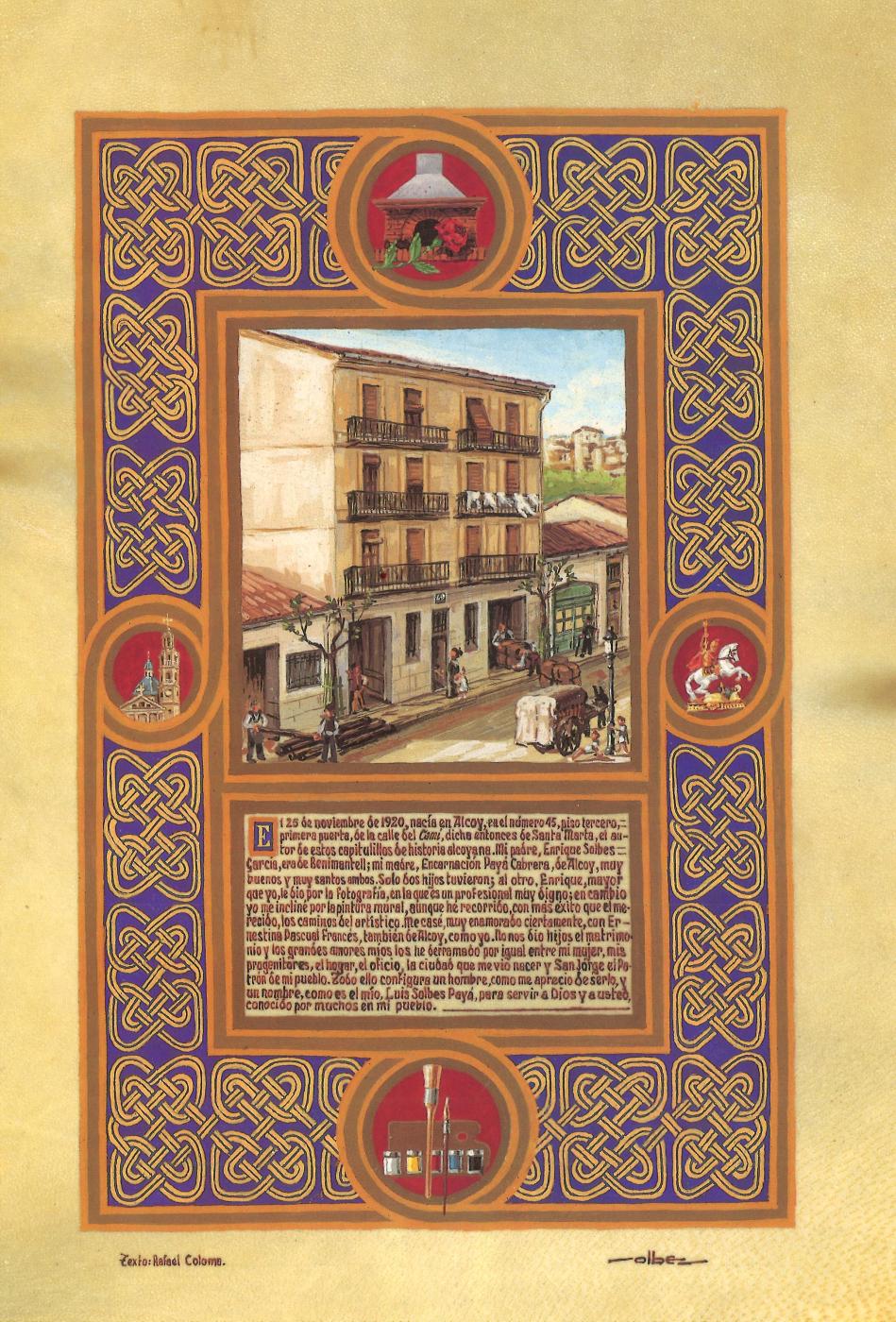 PINTURA MINIADA - NACE EL PINTOR LUIS SOLBES PAYÁ